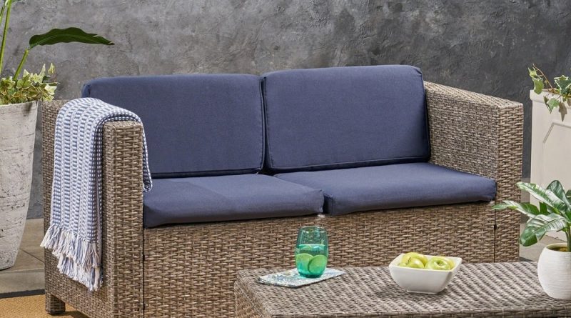 Puerta Outdoor Patio Cushions for Loveseat Weather Resistant Deep Seating by Christopher Knight Home 26ac29a2 6f16 4408 bff0 8064e41b85db
