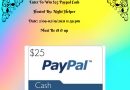 Win $25 Paypal Cash